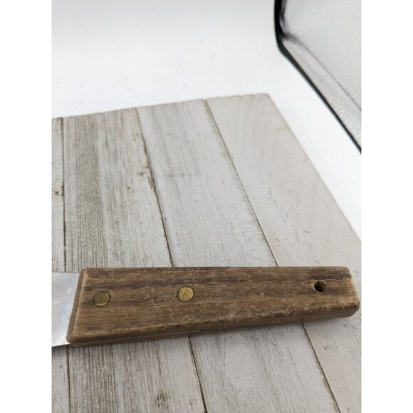 Vintage Vernco #2 Stainless Steel Ice Cream Spade Scoop Wood Handle 9 1/2" Japan - Picture 3 of 9